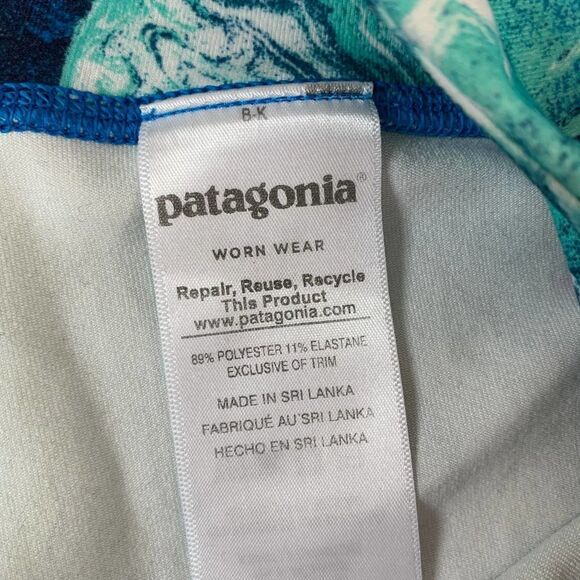 PATAGONIA green cropped leggings sz S womens - Picture 9 of 10